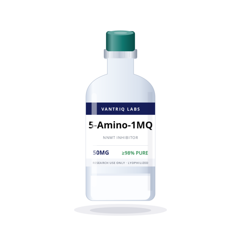 5-Amino-1MQ research peptide vial - Vantriq Labs