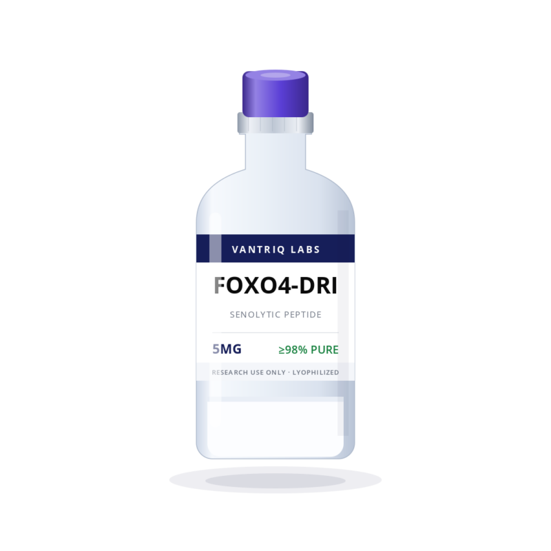 FOXO4-DRI research peptide vial - Vantriq Labs
