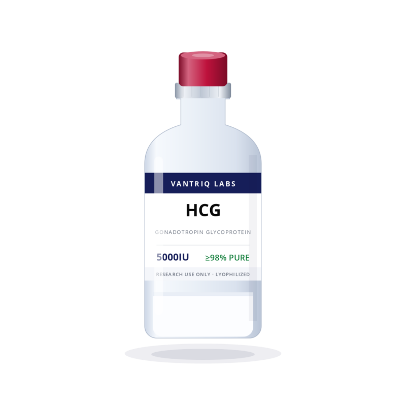 HCG research peptide vial - Vantriq Labs