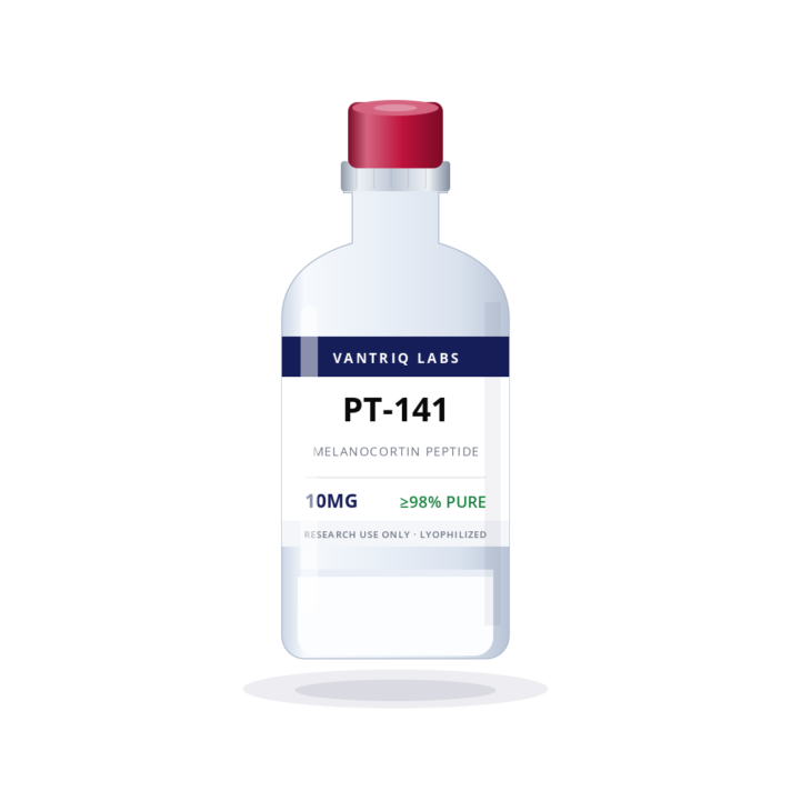 PT-141 research peptide vial - Vantriq Labs
