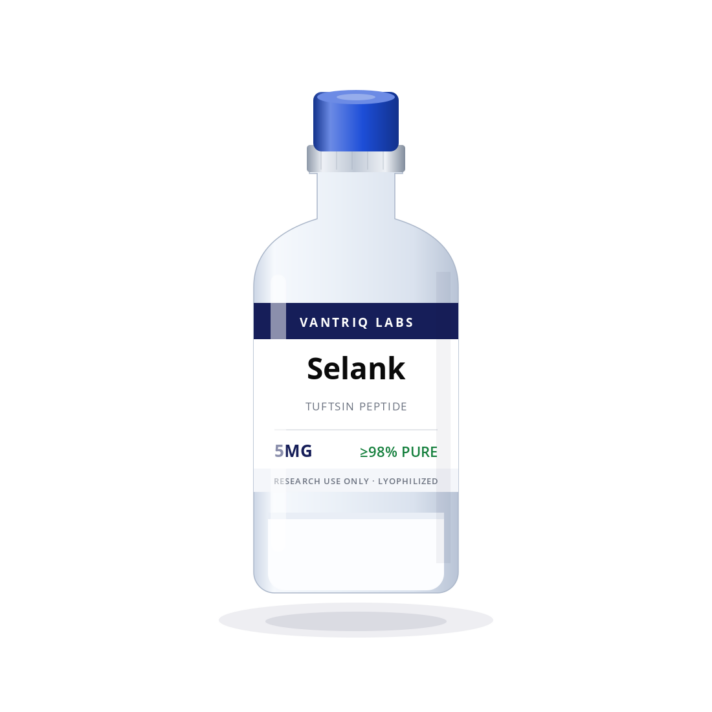 Selank research peptide vial - Vantriq Labs